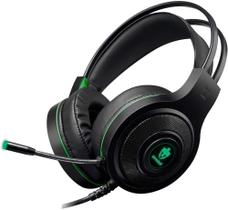 Fone De Ouvido Headset Gamer Evolut Têmis Eg 301 Preto/Verde