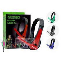 Fone de Ouvido Headset Gamer F-6 -Tecdrive cor Vermelho