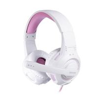 Fone de Ouvido Headset Gamer Gorky P3 40mm Oex HS413 Branco/Rosa Fone de Ouvido Headset Gamer Gorky P3 40mm Oex HS413 Branco/Rosa