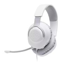 Fone de Ouvido Headset Gamer JBL Quantum 100 Over-ear Com Fio Microfone Flip-up Branco