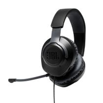 Fone de Ouvido Headset Gamer JBL Quantum 100 Over-ear Com Fio Microfone Flip-up Preto