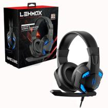 Fone De Ouvido Headset Gamer Led Plug 3.5mm Usb Lehmox Gt-f6