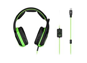 Fone de ouvido headset gamer p2/cabo nylon verde ph123 - MULTILASER