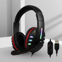 Fone De Ouvido Headset Gamer Usb 7.1 Virtual Com Led Rgb gamer, com microfone, usb, lehmox, lef1040 Fone De Ouvido Headset Gamer Usb 7.1 Virtual Com Led Rgb gamer, com microfone, usb, lehmox, lef1040