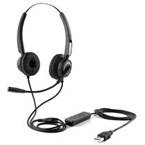 Fone De Ouvido Headset HP DHE8000 USB Profissional Call Center Home Office Microfone Flexivel Leve