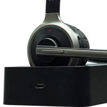 Fone de Ouvido Headset Office Sem Fio Bluetooth Carregamento Com Base
