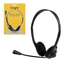 Fone De Ouvido Headset Para Pc Flexível P2 Regulável -Bright 010