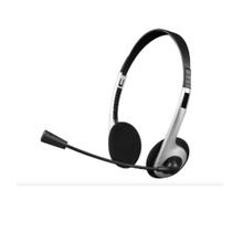 Fone de Ouvido Headset Prata P2 3,5mm C3Plus - PH-01SI Fone de Ouvido Headset Prata P2 3,5mm C3Plus - PH-01SI