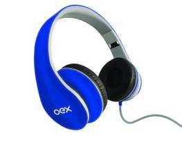 Fone de ouvido headset sense hp100 azul oex