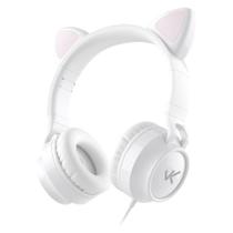 Fone De Ouvido Headset Vinik Kitty Ear KE110B P2/P3 Branco