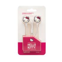 Fone de Ouvido Hello Kitty Intra Auricular com Fio e Microfone Letron Leo&Leo Leonora - 94425 Fone de Ouvido Hello Kitty Intra Auricular com Fio e Microfone Letron Leo&Leo Leonora - 94425