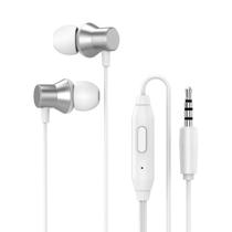 Fone de ouvido HF 130 Lenovo in ear estereo com microfone P2 3.5mm branco