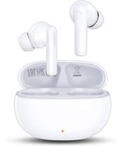 Fone de ouvido híbridos HONOR CHOICE X7i com cancelamento de ruído ativo de 45 dB, 40 horas, Branco