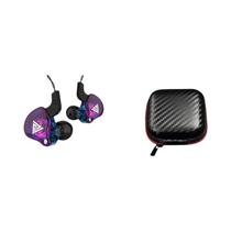 Fone De Ouvido HiFi Com Fio QKZ AK6, Estéreo Com Redução De Ruído, Headset Esportivo Com Microfone