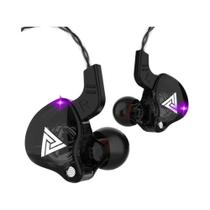 Fone De Ouvido HiFi Com Fio QKZ AK6, Estéreo Com Redução De Ruído, Headset Esportivo Intra-auricular