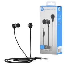 Fone De Ouvido HP DHE-7000 Intra Auricular com Microfone Conexão P2 Preto Original Fone De Ouvido HP DHE-7000 Intra Auricular com Microfone Conexão P2 Preto Original