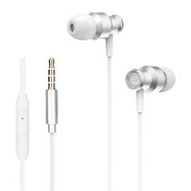 Fone de Ouvido HP DHH-3111 Com Fio Microfone Intra-Auricular Silver