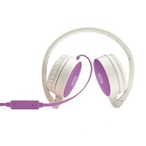 Fone de ouvido hp h2800 dobravel com microfone roxo