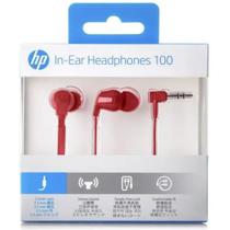 Fone de Ouvido HP Intra Auricular H100 Vermelho