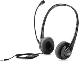 Fone de ouvido HP Stereo Wired Business de 3,5 mm com microfone