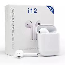 Fone De Ouvido I12 TWS Auricular Bluetooth Com Case De Carregamento Kapbpm
