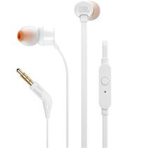 Fone de ouvido in ear branco jbl t110