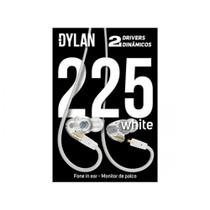 Fone de Ouvido In-ear Dylan De-225 White - Para retorno de Palco Branco