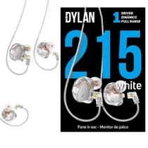 Fone de ouvido in ear Dylan DE215 Transparente