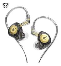 Fone De Ouvido In-ear Kz Edx Pro Retorno de Palco DJ Músico S/ Microfone Cor Preto