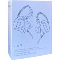 Fone De Ouvido In-ear Kz Zsn Pro Cinza Sem Microfone Com Retorno de Palco - Original Com Nota Fiscal