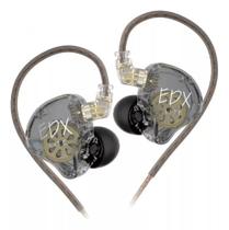 Fone De Ouvido In-Ear Para Retorno De Palco KZ EDX Lite Cinza Fone De Ouvido In-Ear Para Retorno De Palco KZ EDX Lite Cinza
