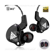 Fone De Ouvido In Ear Qkz Ak6 Monitor De Palco + Case