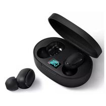 Fone de ouvido in-ear sem fio compativel AirDots 3 com visor Preto