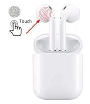 Fone De Ouvido In-Ear Sem Fio I12 Tws Branco Com