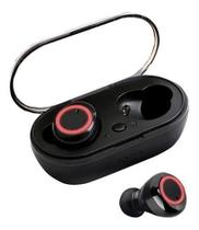 Fone de ouvido in-ear sem fio Kapbom KA-799 preto e vermelho - ka 799