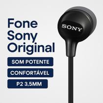 Fone de ouvido inear com fio Sony EX Series MDREX15LP preto