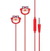 Fone De Ouvido Infantil Com Fio E Case Animais Fofos Xtrad LC-882