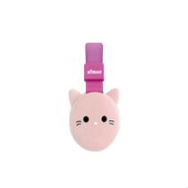 Fone de ouvido infantil crianca bluetooth fm sd gato rosa lc-866 - XTRAD