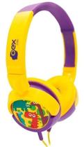 Fone De Ouvido Infantil Headphone Ajustável Dino Oex Hp300