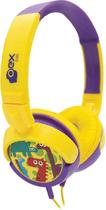 Fone de Ouvido Infantil Headphone Oex Kids Dino Amarelo HP300