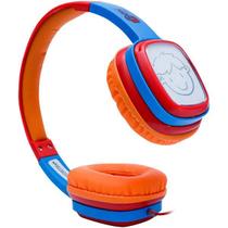 Fone de Ouvido Infantil OEX KIDS Cartoon HP302 85DB Vermelho e AZUL