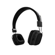 Fone De Ouvido Infantil Preto Dobrável Com Fio Headset