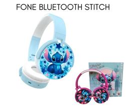 Fone de Ouvido Infantil Stitch Sem Fio Menina Menino Com Ajuste Fone de Ouvido Infantil Stitch Sem Fio Menina Menino Com Ajuste