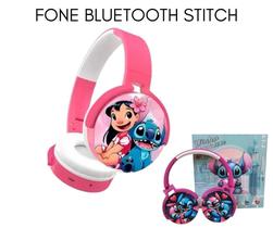Fone de Ouvido Infantil Stitch Sem Fio Menina Menino Com Ajuste