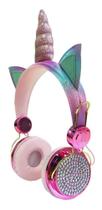 Fone de Ouvido Infantil Unicórnio com Bluetooth - Headphone
