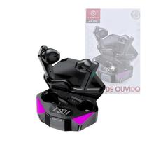 Fone de Ouvido Intra Auricular Bluetooth com Case de Carregamento tela LED Digital Kapbom KA-790B Fone de Ouvido Intra Auricular Bluetooth com Case de Carregamento tela LED Digital Kapbom KA-790B