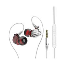 Fone De Ouvido Intra-auricular Com Fio 3.5mm AUX Tipo C HIFI 6D Surround Bass Com Microfone Para