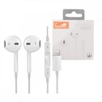 Fone de Ouvido Intra Auricular Com Fio e Microfone Conexão Premium Eletromex EL-1408