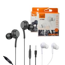 Fone de Ouvido Intra Auricular Com Fio e Microfone Estéreo Altomex A-FN06