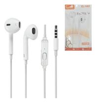 Fone De Ouvido Intra Auricular Com Fio E Microfone Estéreo EL-1403 Fone De Ouvido Intra Auricular Com Fio E Microfone Estéreo EL-1403